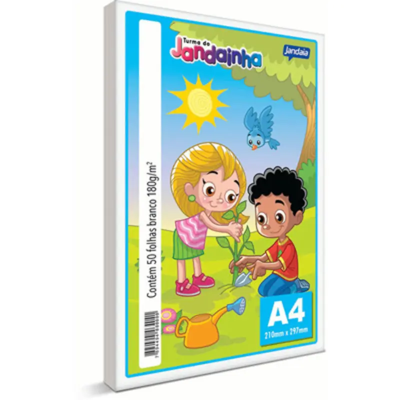 Papel Sulfite Jandainha A4 Branco 180g - Pacote com 50 Folhas
