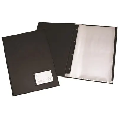 Pasta Catálogo 50 Envelopes Finos Preto ACP