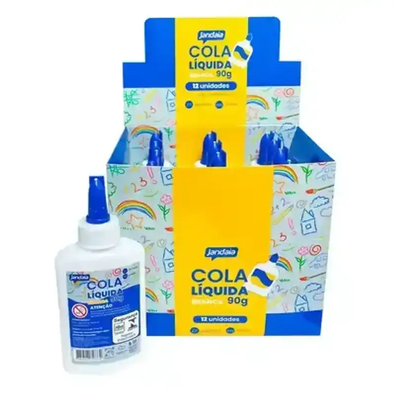 Cola Branca 90g Jandaia - Caixa com 12 Unidades